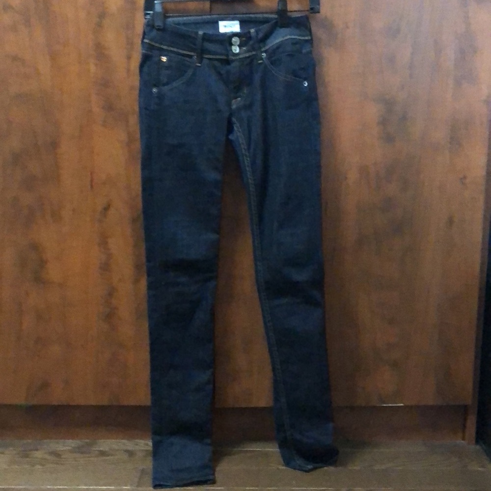 Hudson dark denim jeans, size 23, like new!